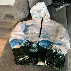 Forever 21 Mountain Puffer Jacket